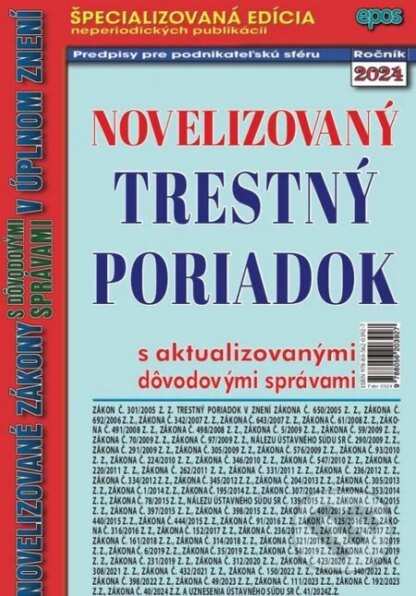 Novelizovaný Trestný poriadok-