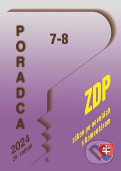 Poradca 7-8/2024 – ZDP s komentárom-Michaela Vidová a Miroslava Brnová