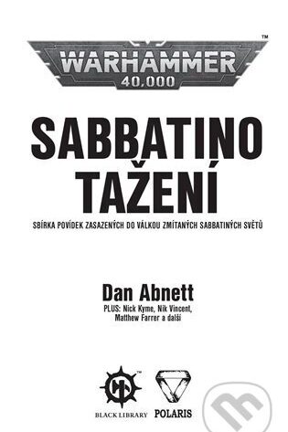 Sabbatino tažení-Dan Abnett