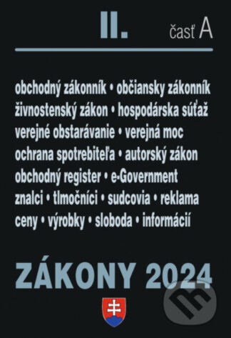 Zákony 2024 II/A - Obchodné a občianske právo-