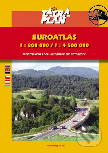 Autoatlas Európa 1:800 000 /1:4 500 000-