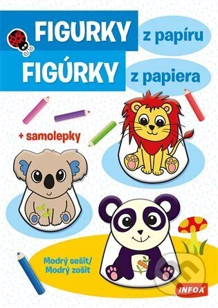 Figurky z papíru - Modrý sešit-