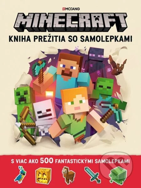 Minecraft: Kniha prežitia so samolepkami-Autorský kolektív