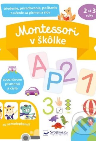 Montessori v škôlke so samolepkami-