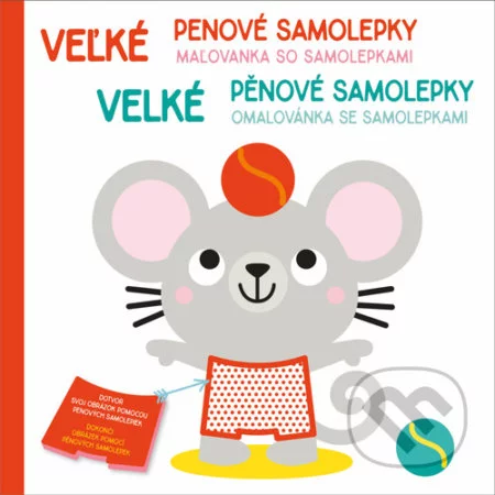 Velké pěnové samolepky: Myšák / Veľké penové samolepky: Myška-