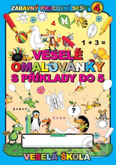 Veselé omalovánky s příklady do 5-Jan Mihálik