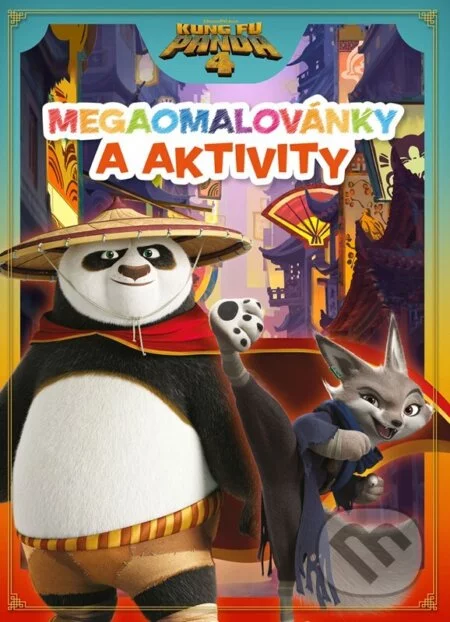 Kung Fu Panda 4 - Mega omalovánky a aktivity-