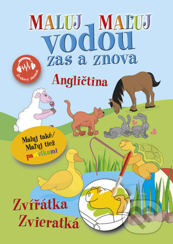 Maľuj vodou zas a znova Angličtina Zvieratká-